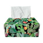 Watercolor Cactus Plant Print Rectangle Tissue Box Cover