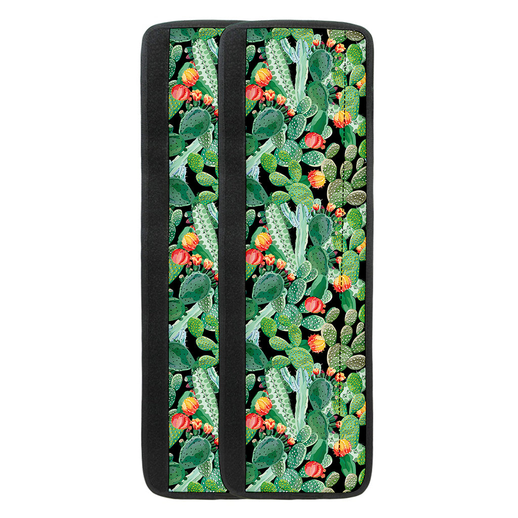 Watercolor Cactus Plant Print Refrigerator Handle Covers