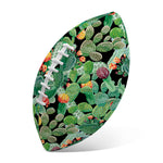 Watercolor Cactus Plant Print Rugby Ball