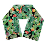 Watercolor Cactus Plant Print Scarf