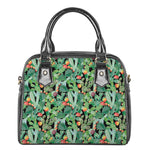 Watercolor Cactus Plant Print Shoulder Handbag