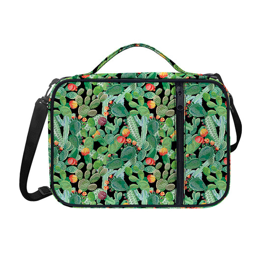 Watercolor Cactus Plant Print Shoulder Strap Bible Bag