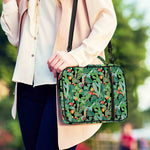 Watercolor Cactus Plant Print Shoulder Strap Bible Bag