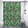 Watercolor Cactus Plant Print Shower Curtain
