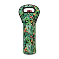 Watercolor Cactus Plant Print Single Neoprene Wine Tote