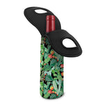 Watercolor Cactus Plant Print Single Neoprene Wine Tote