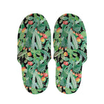 Watercolor Cactus Plant Print Slippers