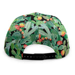 Watercolor Cactus Plant Print Snapback Cap
