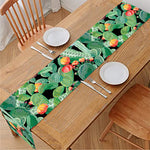 Watercolor Cactus Plant Print Table Runner