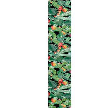 Watercolor Cactus Plant Print Table Runner