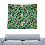 Watercolor Cactus Plant Print Tapestry