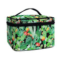 Watercolor Cactus Plant Print Travel Makeup Bag