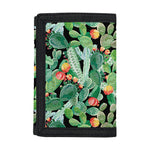 Watercolor Cactus Plant Print Trifold Wallet