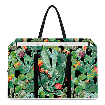 Watercolor Cactus Plant Print Utility Tote Bag