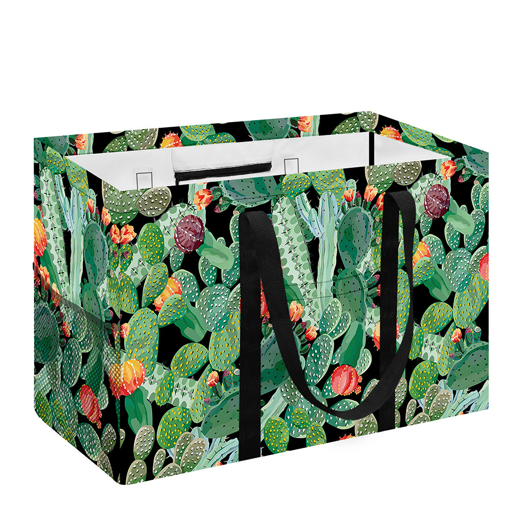 Watercolor Cactus Plant Print Utility Tote Bag