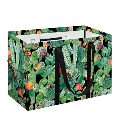 Watercolor Cactus Plant Print Utility Tote Bag