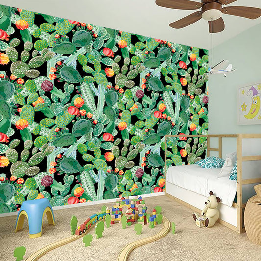 Watercolor Cactus Plant Print Wall Sticker