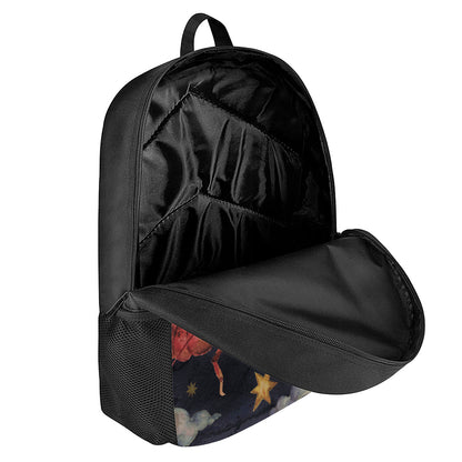 Watercolor Cancer Zodiac Sign Print 17 Inch Backpack
