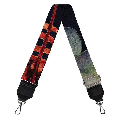 Watercolor Cancer Zodiac Sign Print Bag Strap