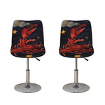Watercolor Cancer Zodiac Sign Print Bar Stool Covers