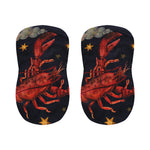 Watercolor Cancer Zodiac Sign Print Bar Stool Covers