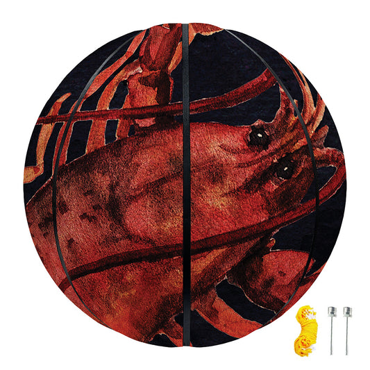 Watercolor Cancer Zodiac Sign Print Basketball