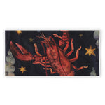 Watercolor Cancer Zodiac Sign Print Beach Towel