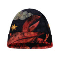 Watercolor Cancer Zodiac Sign Print Beanie
