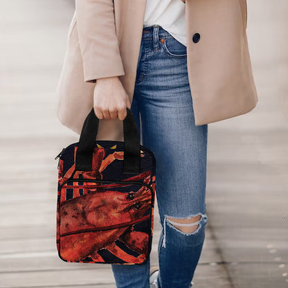 Watercolor Cancer Zodiac Sign Print Bible Tote Bag