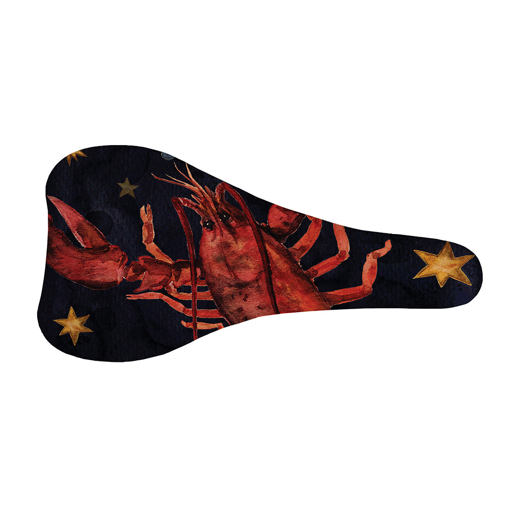 Watercolor Cancer Zodiac Sign Print Bicycle Seat Cover