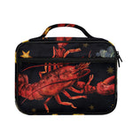 Watercolor Cancer Zodiac Sign Print Briefcase Bible Bag