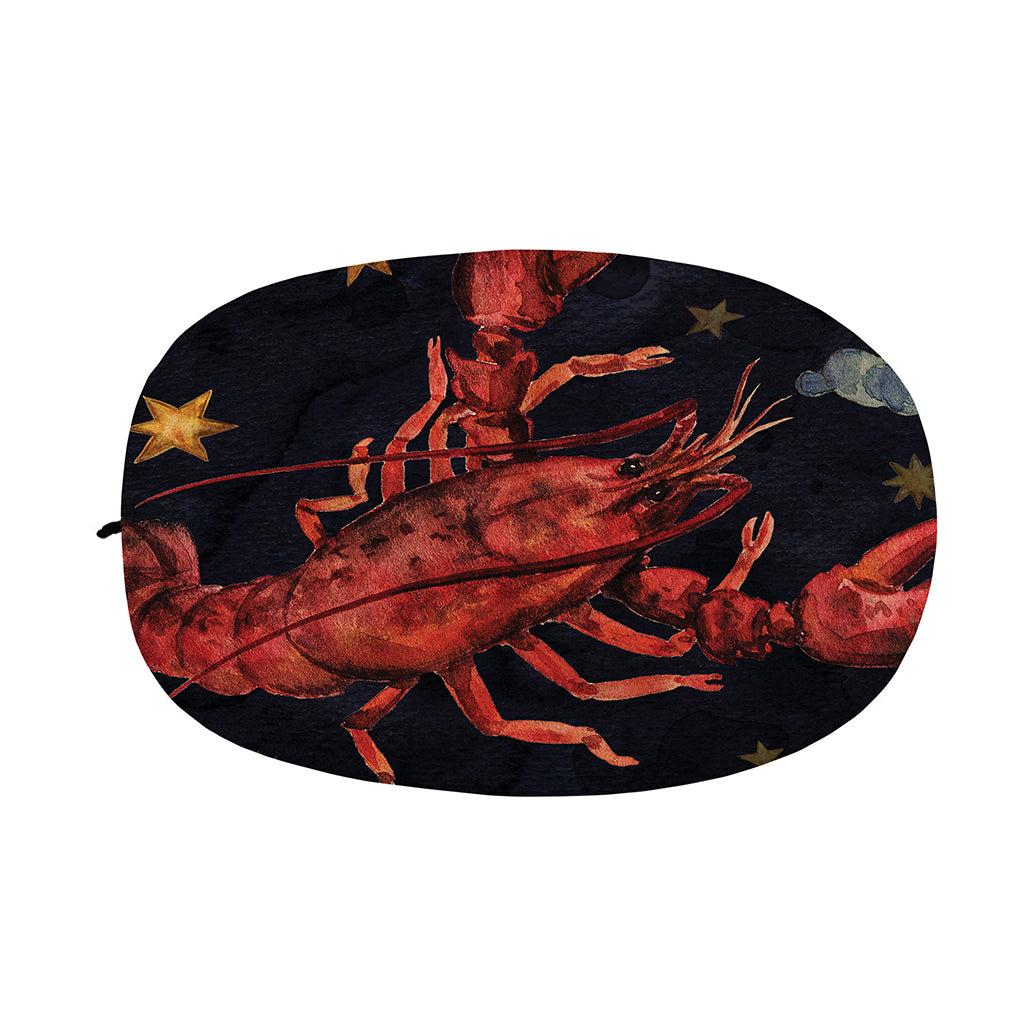 Watercolor Cancer Zodiac Sign Print Car Side Mirror Covers
