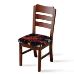 Watercolor Cancer Zodiac Sign Print Chair Cushion Cover