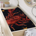 Watercolor Cancer Zodiac Sign Print Changing Pad Cover