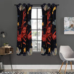 Watercolor Cancer Zodiac Sign Print Curtain