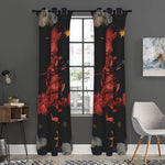 Watercolor Cancer Zodiac Sign Print Curtain