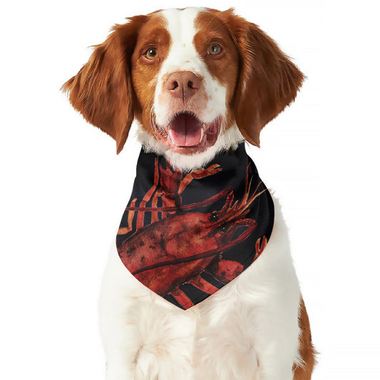 Watercolor Cancer Zodiac Sign Print Dog Bandana