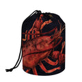 Watercolor Cancer Zodiac Sign Print Drawstring Makeup Bag