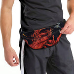 Watercolor Cancer Zodiac Sign Print Fanny Pack