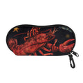 Watercolor Cancer Zodiac Sign Print Glasses Case