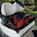 Watercolor Cancer Zodiac Sign Print Golf Cart Seat Cover