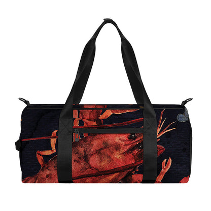 Watercolor Cancer Zodiac Sign Print Gym Bag