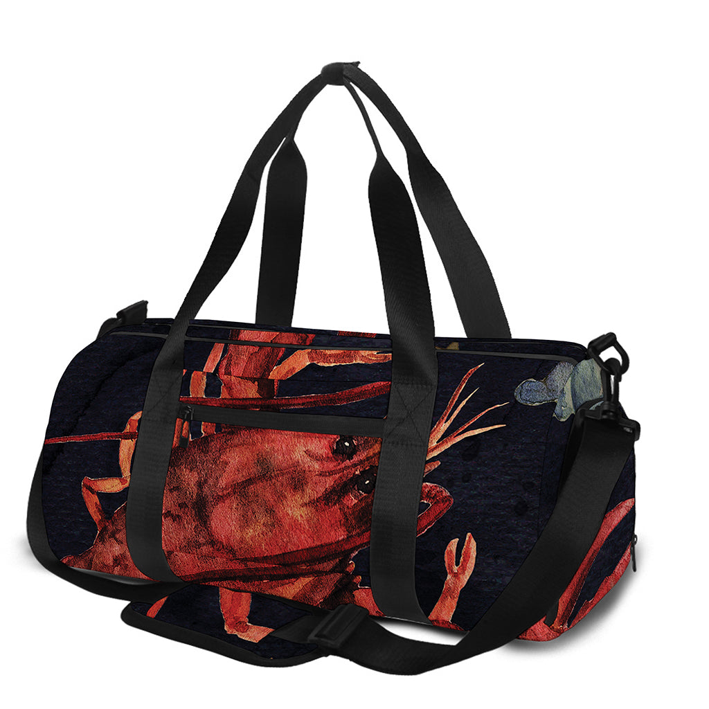 Watercolor Cancer Zodiac Sign Print Gym Bag