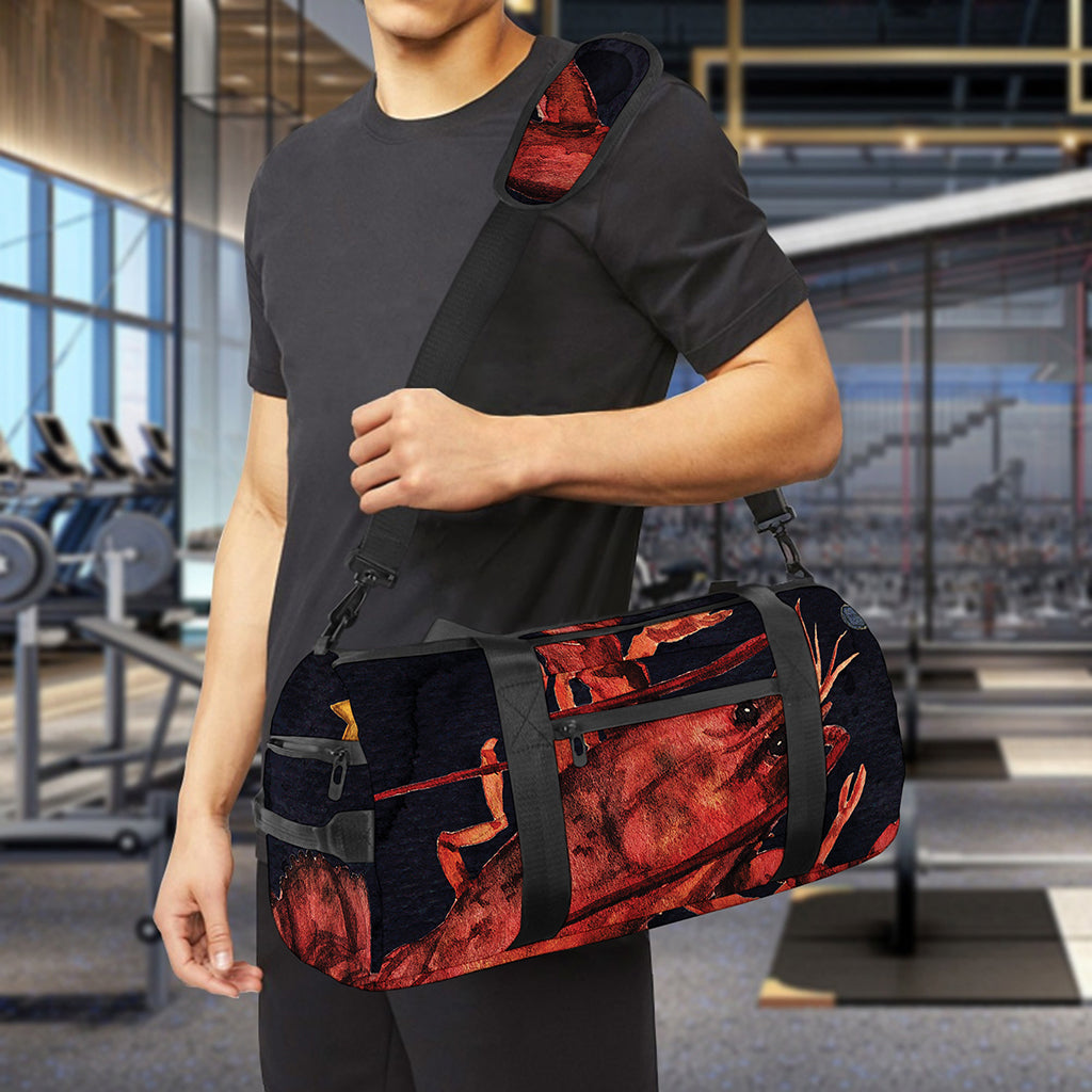Watercolor Cancer Zodiac Sign Print Gym Bag