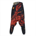 Watercolor Cancer Zodiac Sign Print Hammer Pants