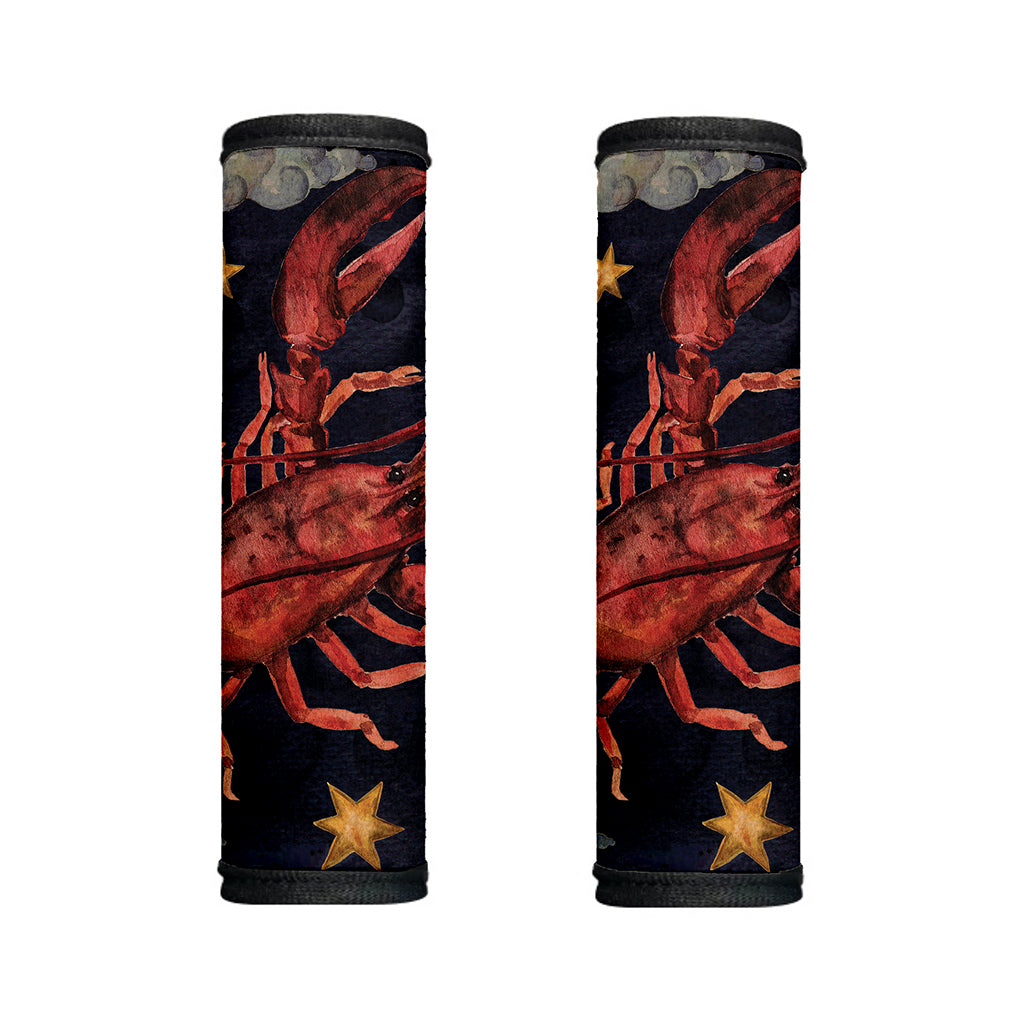 Watercolor Cancer Zodiac Sign Print Handle Covers