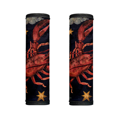 Watercolor Cancer Zodiac Sign Print Handle Covers