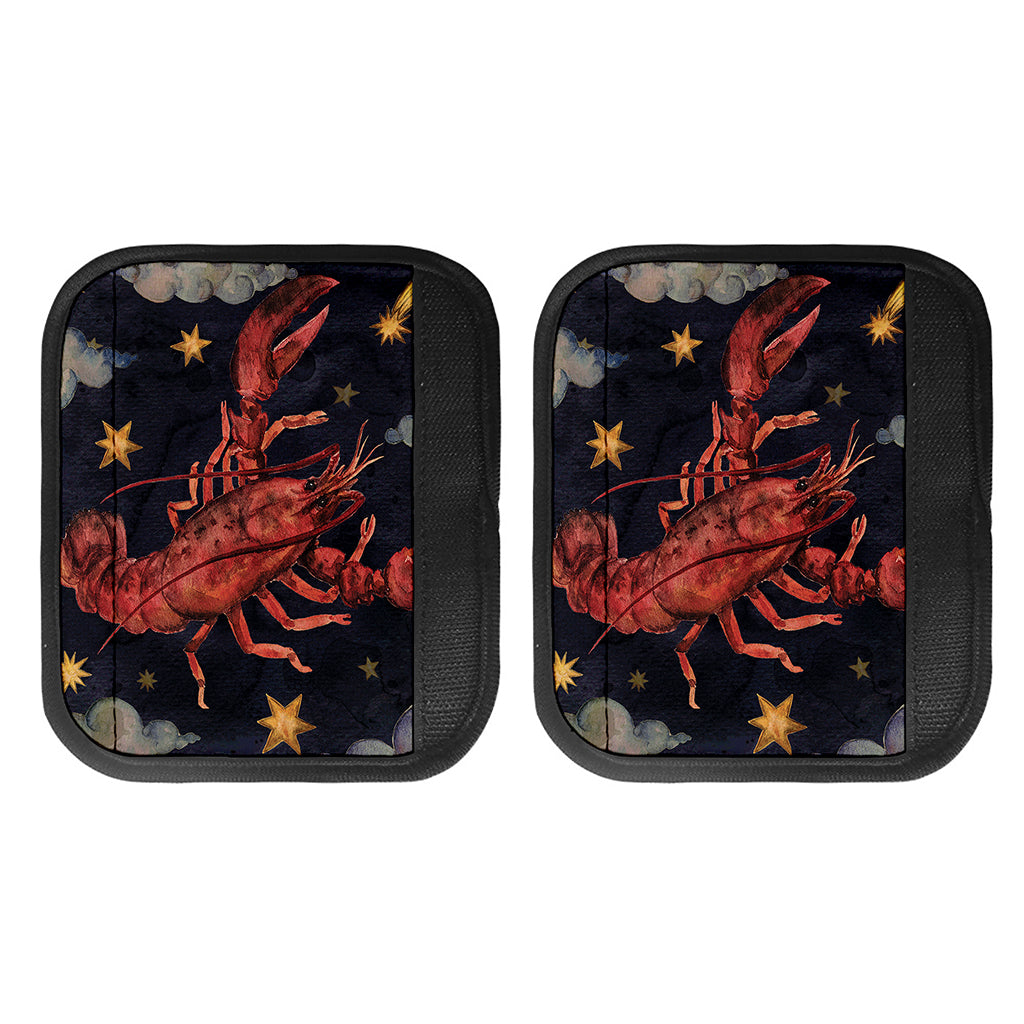 Watercolor Cancer Zodiac Sign Print Handle Covers