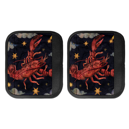 Watercolor Cancer Zodiac Sign Print Handle Covers
