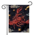 Watercolor Cancer Zodiac Sign Print House Flag